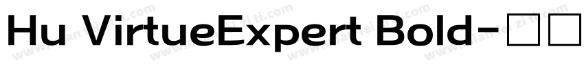 Hu VirtueExpert Bold字体转换